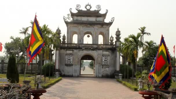 Tempel in Asien — Stockvideo