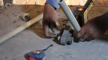 makine termo pişirme folyo ile sıhhi tesisat montajı