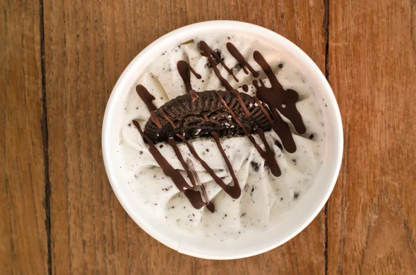 Biscuit au beurre Baignoire à crème glacée italienne — Photo