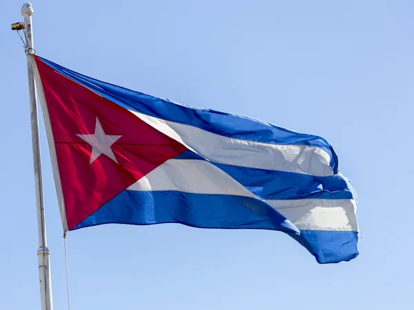 Bandeira cubana — Fotografia de Stock