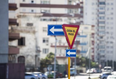 Havana'da trafik işaretleri
