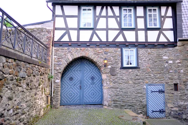 Alte Holztür Eingang Zum Haus Konzept Des Beginns Eines Neuen — Stockfoto