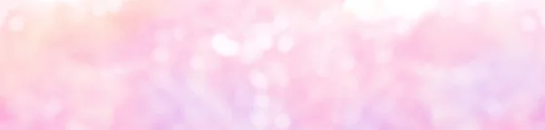 Banner Sfondo Astratto Rosa Pesca Rosa Luci Bokeh Offuscate Base — Foto Stock