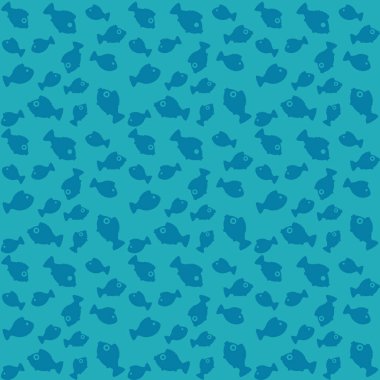 Tasarımcı, arkaplan, tekstil için duvar kağıdı, balıklı iki renkli motif