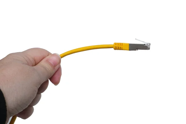 Close Van Gekleurde Kabel Voor Het Aansluiten Van Omvormer Bedieningspaneel — Stockfoto