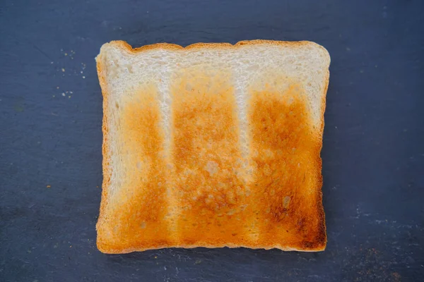 Pane Tostato Tostapane Pane Tostato Tostato Concetto Alimentazione Sana Dieta — Foto Stock