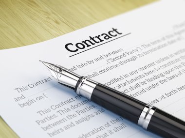 Sözleşme kavramı imzalama