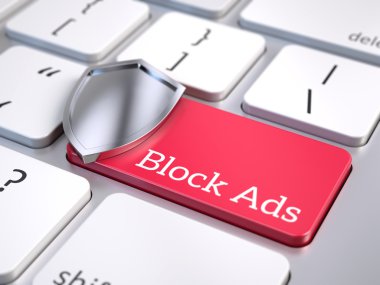 Engelleme internet banner reklam kavramı