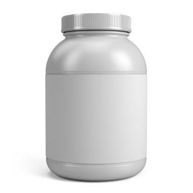 Beyaz olabilir protein veya gainer tozu