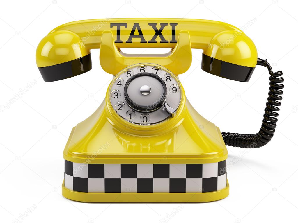 Call taxi service concept