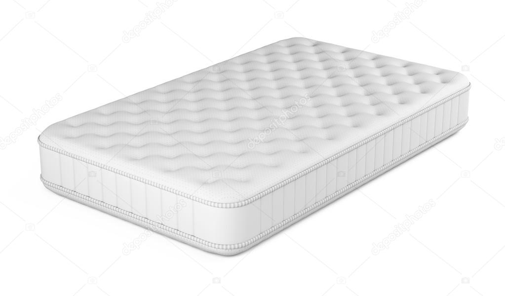 Mattress isolated on white
