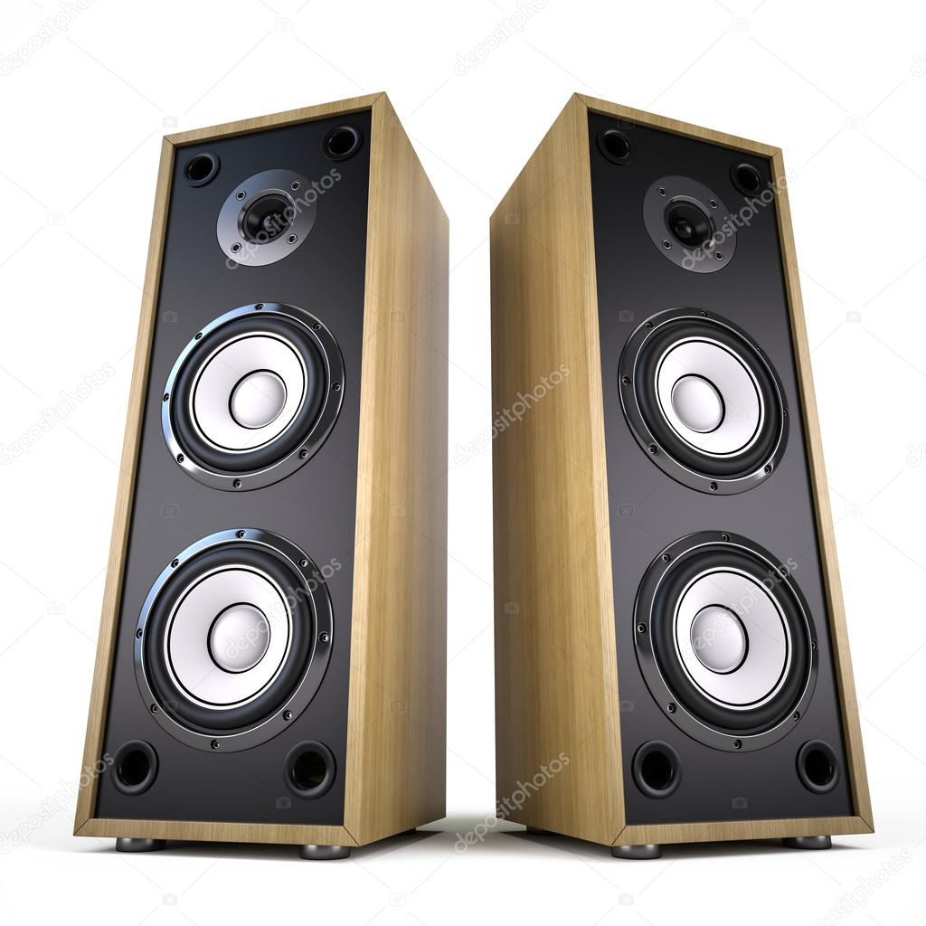 Two Big Audio Speakers
