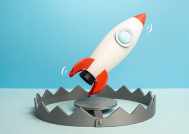 Bir roket girişimi bir tuzağın üzerindeki yem gibidir. Başarısızlığa, yatırımcıların yatırımlarını kaybetmeye mahkum bir girişim. Yüksek riskli yenilik, başarısız girişimler ve başlangıç ve yatırım riski uyarıları.