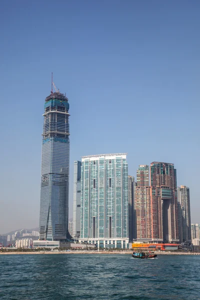 Hong Kong Highrise bouw — Stockfoto