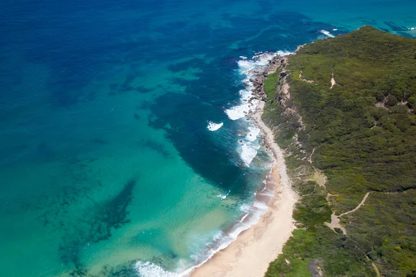 Vista Aérea Burwood Beach Leggie Point Sul Newcastle Nsw Austrália — Fotografia de Stock