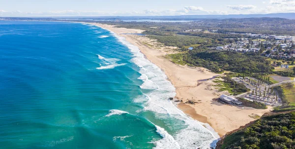 Aerial View Redhead Beach Located South Newcastle Nsw Australia — Stock Photo, Image