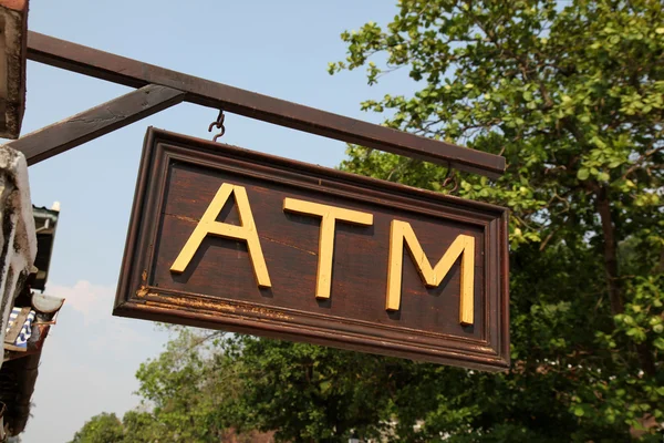 ATM Sign — Stock Photo, Image