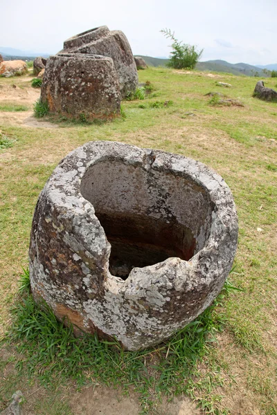 Plain of Jars in Phonsavan, Laos. — Stock Photo, Image