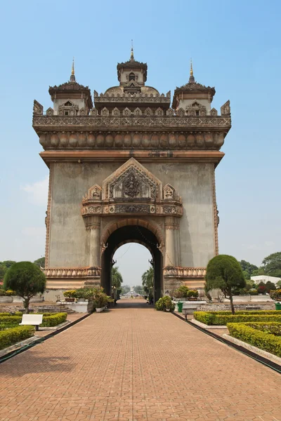 Patuxai - Vientiane Laosz — Stock Fotó