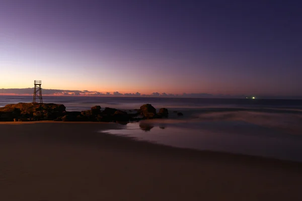 Kızıl saçlı Beach - Newcastle Avustralya - sabah — Stok fotoğraf