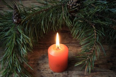 Noel ve yeni yıl tebrik kartı.