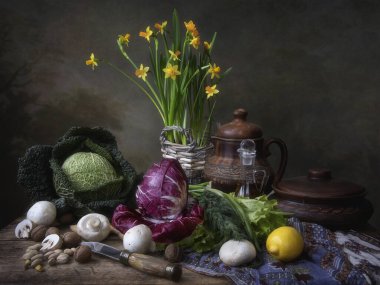 Bitkilerle ve nergislerle dolu bir hayat