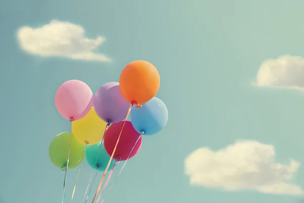 Bunte Luftballons — Stockfoto