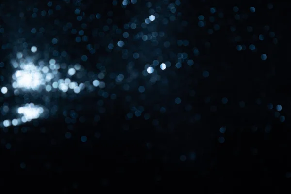 Sparkling background with bokeh blue. The cosmic concept of the sky. — Stock Photo, Image