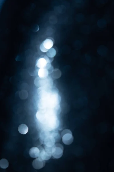 Sparkling background with bokeh blue. The cosmic concept of the sky. — Stock Photo, Image