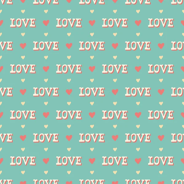 Valentine seamless pattern — Stock Vector