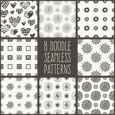 Doodle Dikişsiz desen