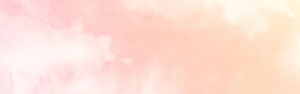 Akvarell Művészi Absztrakt Rózsaszín Narancs Festés Foltok Fröccsenések — Stock Fotó