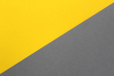 metin için yeri olan bir arkaplanda gri ve sarı arkaplan