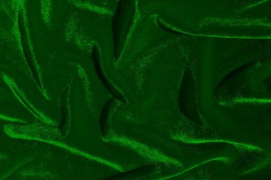 Güneşte parlayan buruşuk kadife kumaşın dokusu