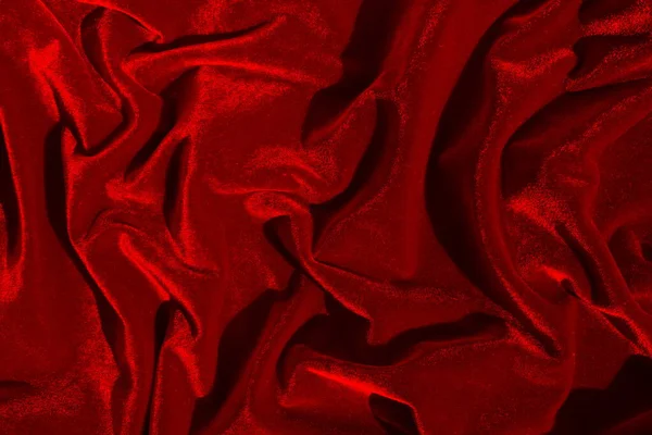 Texture Crumpled Velvet Fabric Shines Sun — Stock Photo, Image
