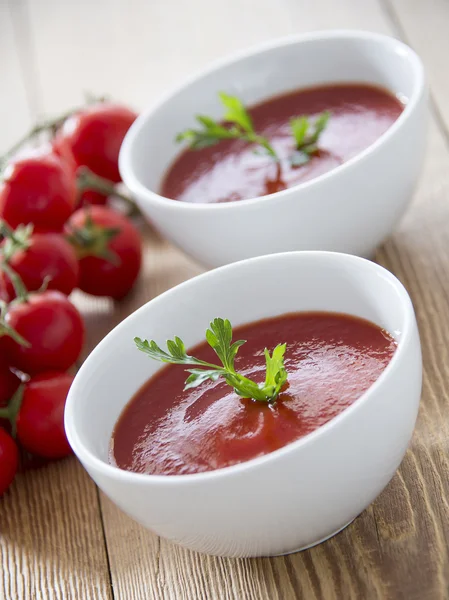 Sopa de tomate — Fotografia de Stock