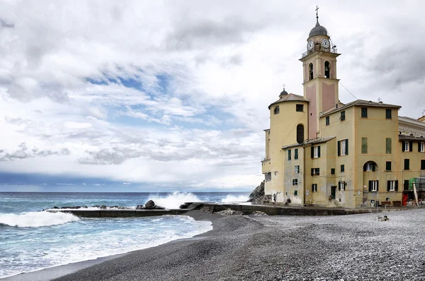 Camogli pohled - Itálie — Stock fotografie