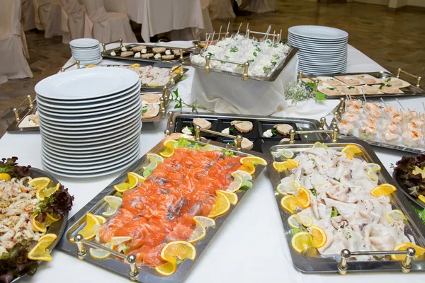 Buffet di nozze — Foto Stock