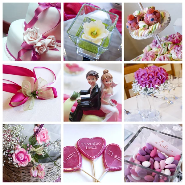 Wedding collage — Stock Photo, Image