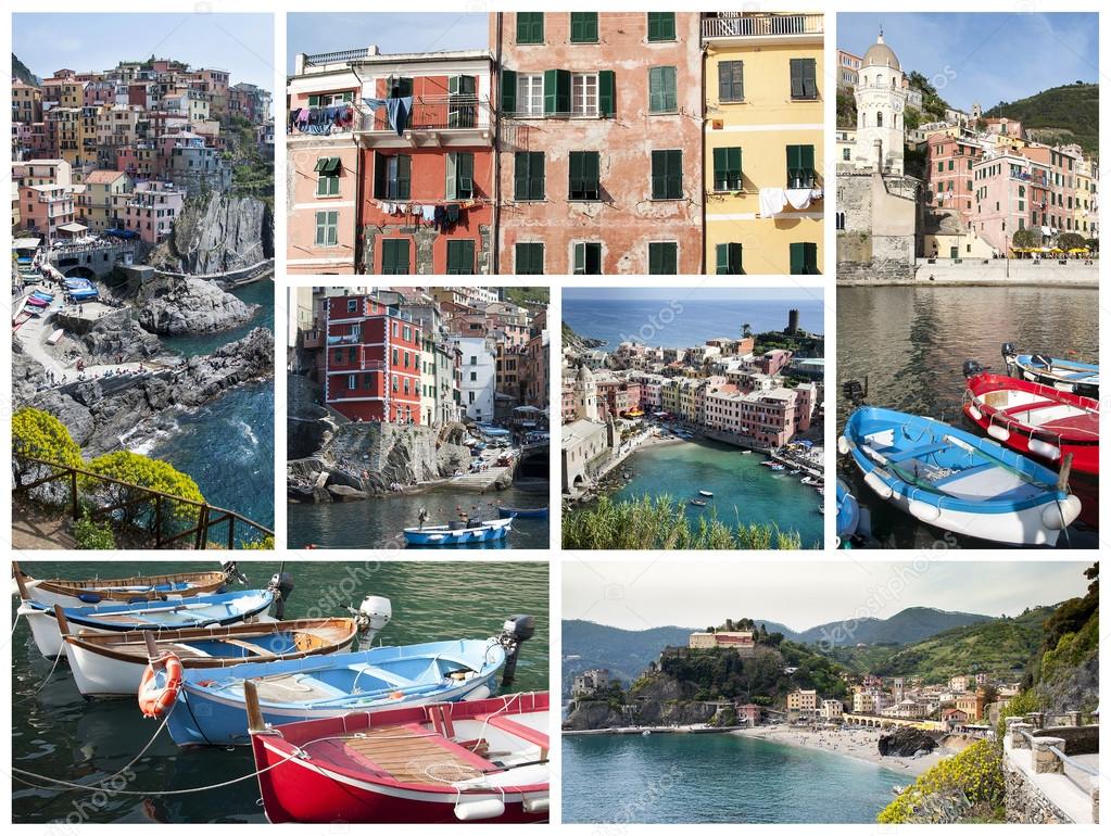 Cinque Terre collage