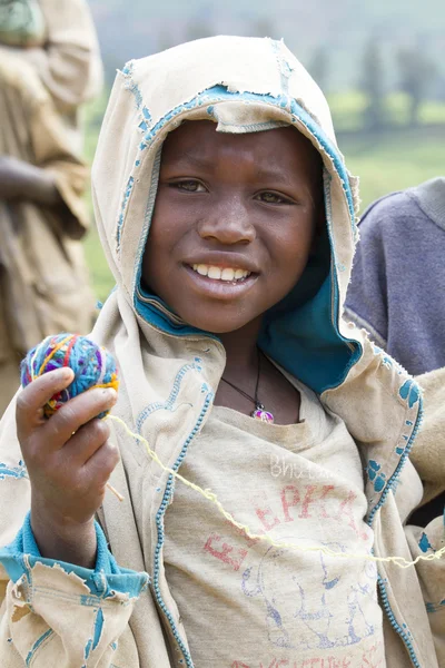 Unbekanntes afrikanisches Kind — Stockfoto