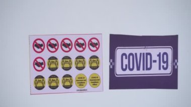 Covid-19 virüsü sırasında önleyici plaka