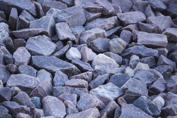 Spousta Malých Kamenů Cestě Zblízka — Stock fotografie
