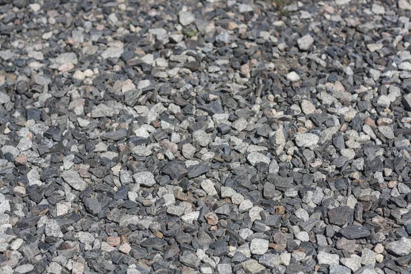 Mnóstwo Małych Kamieni Drodze — Zdjęcie stockowe