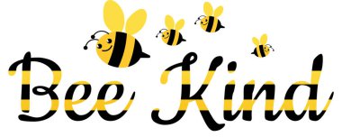 Bumblebee Ailesi ve Arı Nazik Sarı ve Siyah Yaban Arısı Metni, Kırpma Yolu Beyaz Arkaplanda İzole Edildi
