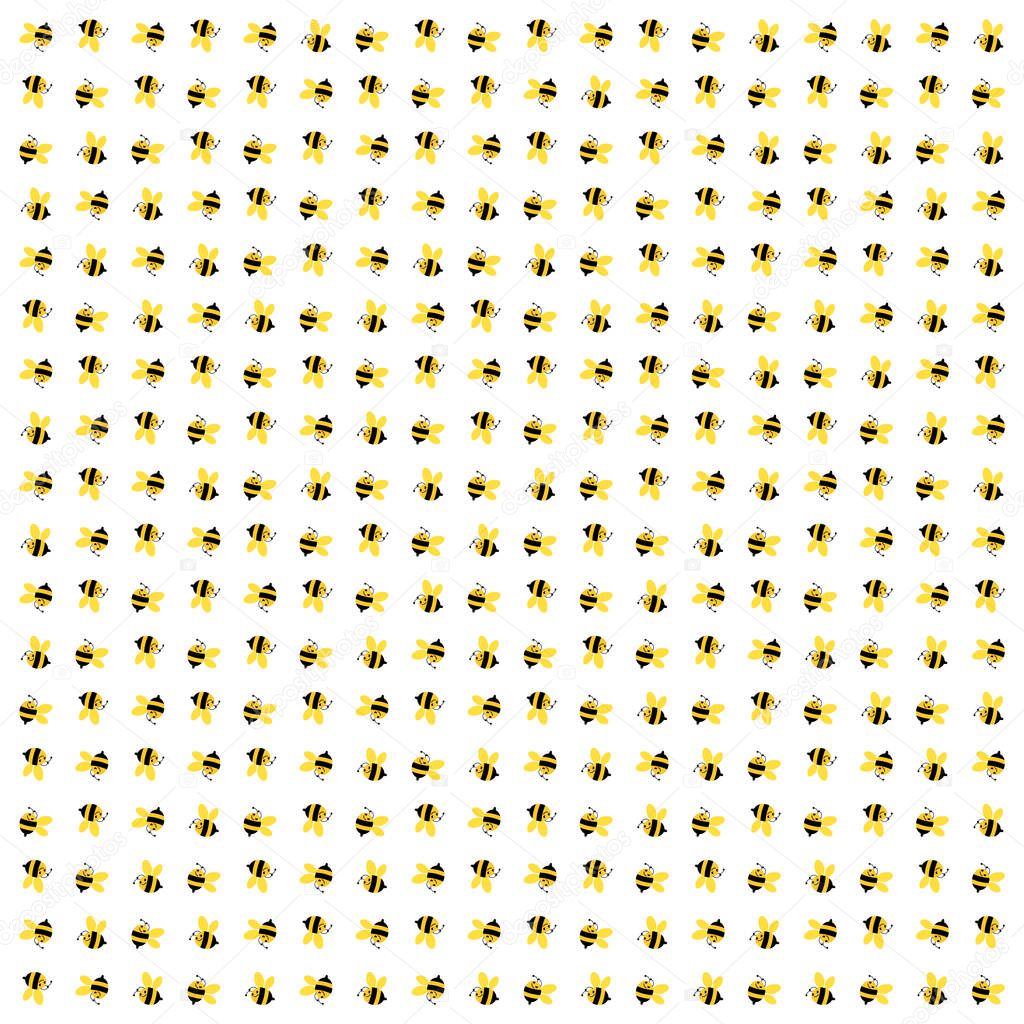 Bumblebee Crossweave Pattern on 23 Inch White Background with Clipping Path 