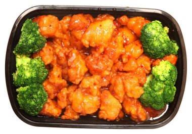General Tso tavuk ve Brocolli To Go