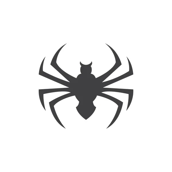 Spinnensymbol Design Vorlage Vektor Isolierte Illustration — Stockvektor