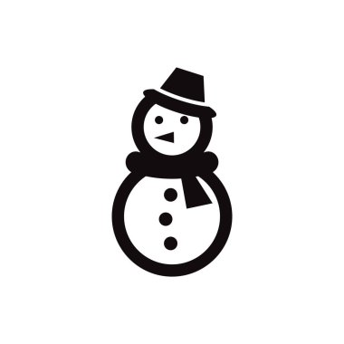 Kardan Adam simgesi tasarımı vektör izole çizimi