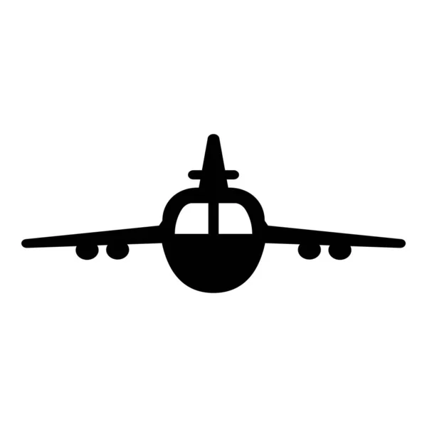 Ikona Projektu Samolotu Wektor Izolowany Ilustracja — Wektor stockowy